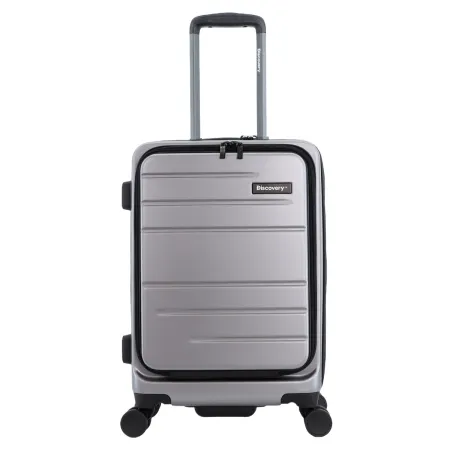 Mała walizka Discovery Patrol srebrna 50l